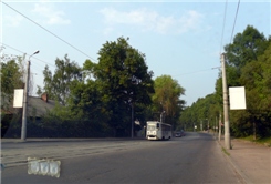 Крутой трамвайный спуск на улице Дзержинского