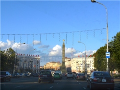 Площадь Победы на проспекте Независимости