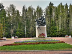 Памятник воинам-дорожникам на 70 км Минского шоссе